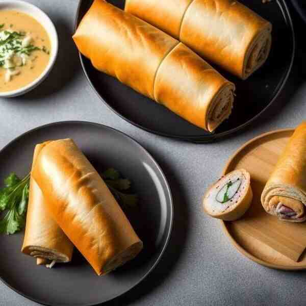 Рулет куриный фаршированный сыром